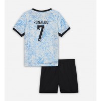 Fotbalové Dres Portugalsko Cristiano Ronaldo #7 Dětské Venkovní ME 2024 Krátký Rukáv (+ trenýrky)
